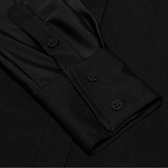 CNCPTS BUTTON UP SHIRT (BLACK) - Picture 6 of 6